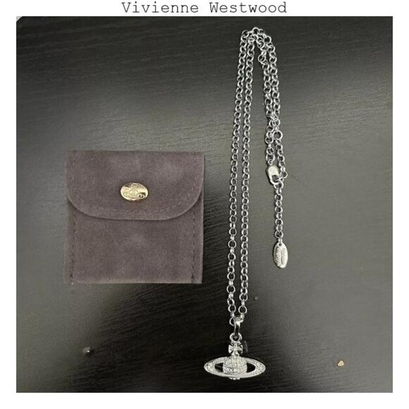 Vivienne Westwood Pearl Drop Choker In Silver - Picture 1 of 2